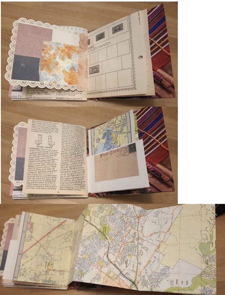 Handmade Junk Journal 60 pages 6x6"