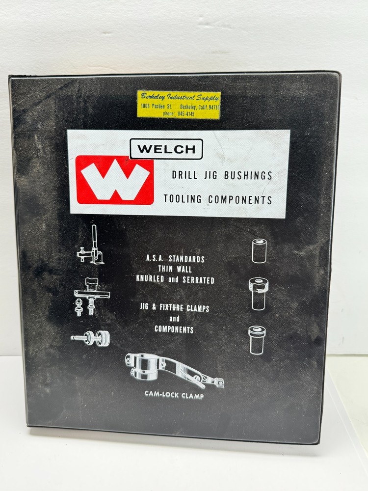 Tools Catalog Hardware Welsh Drill Bushings co catalog 1968 binder tooling