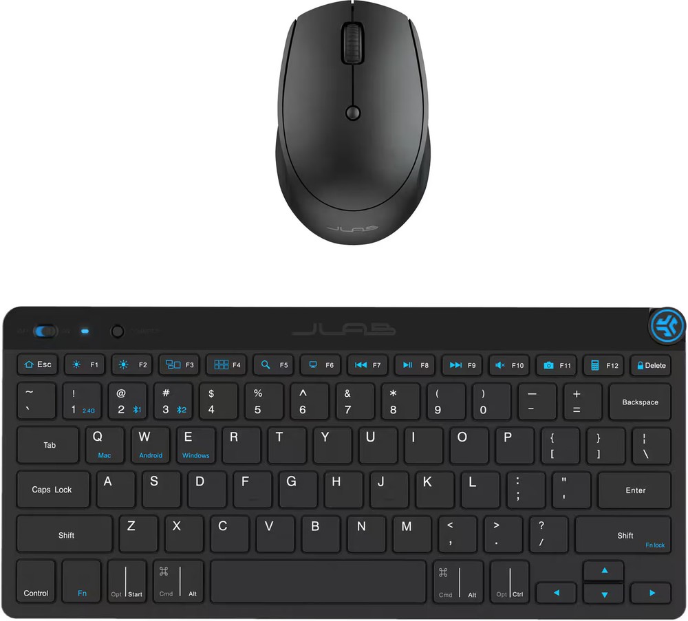 JLab - GO Bundle - GO Mouse and Keyboard Set - Black