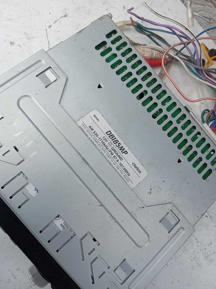 CLARION DB185MP CAR STEREO Head Unit Old School