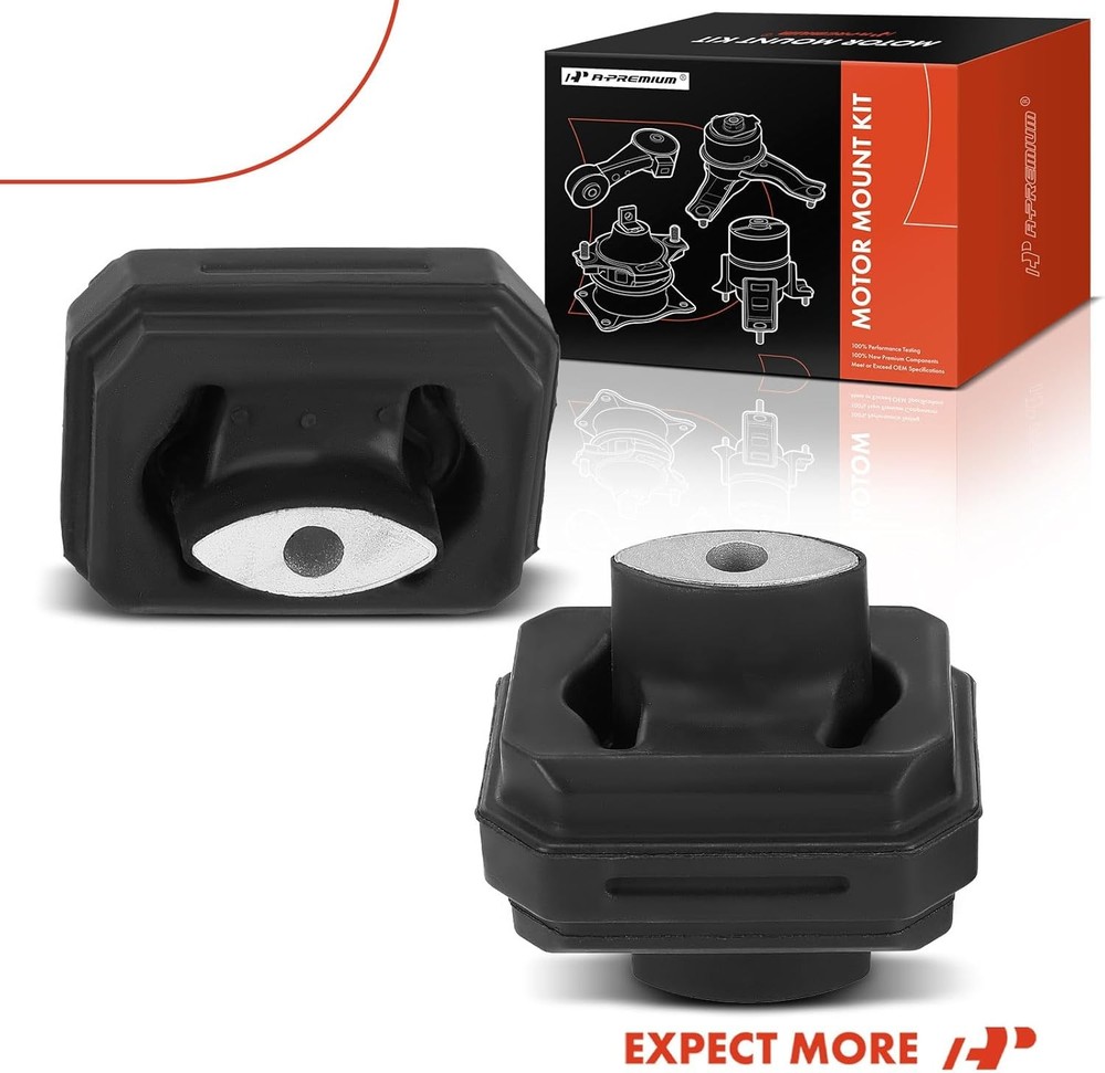 2PCS Front Left and Right Engine Mount Bushing Kit Compatible with Dodge Ram