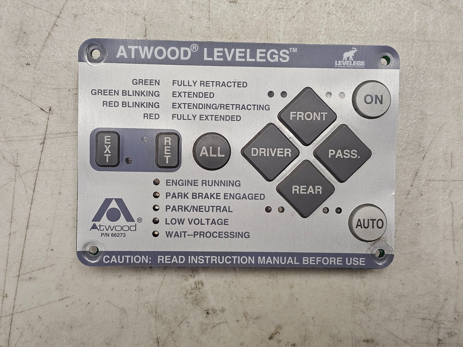 Repair Service For Atwood Levelegs Keypad Button 66273 66342 66555 1yr Warranty