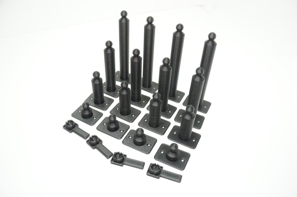Standard Track Support & Clip - 20 Piece Set for Carrera 124 / 132 / Evolution