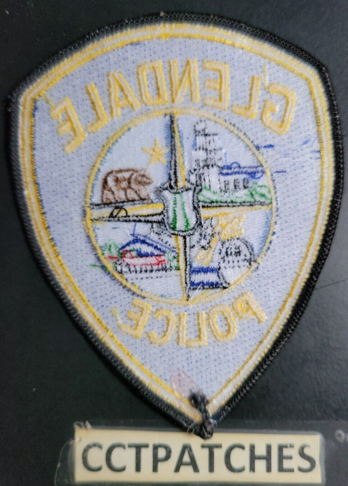 GLENDALE, CALIFORNIA POLICE SHOULDER PATCH CA