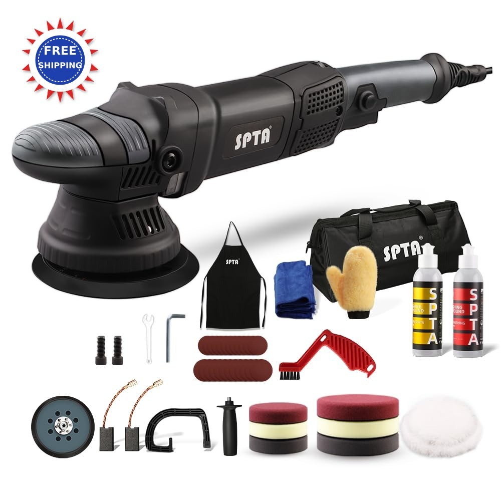 125mm 4Pcs 5inch 6Inch Buffer Polisher Kit DAPSET-US SPTA Dual Action Random