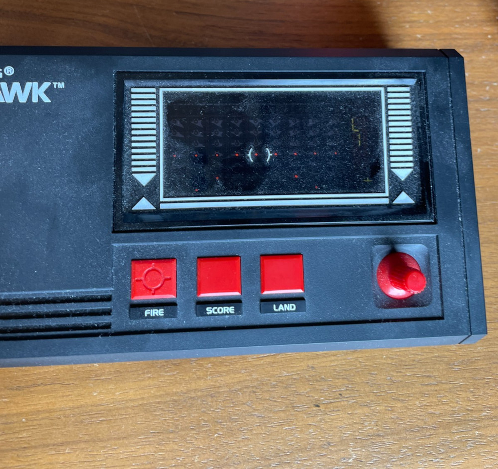 Star Hawk Handheld Video Game Mattel Electronics Vintage 1981