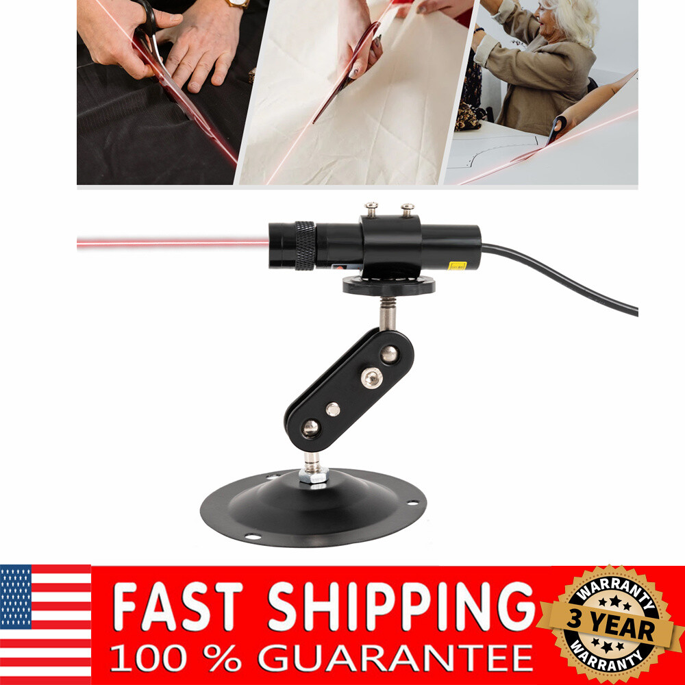 Red Line Laser Module 650nm 100mW Adjustable High Precision Laser Positioning US