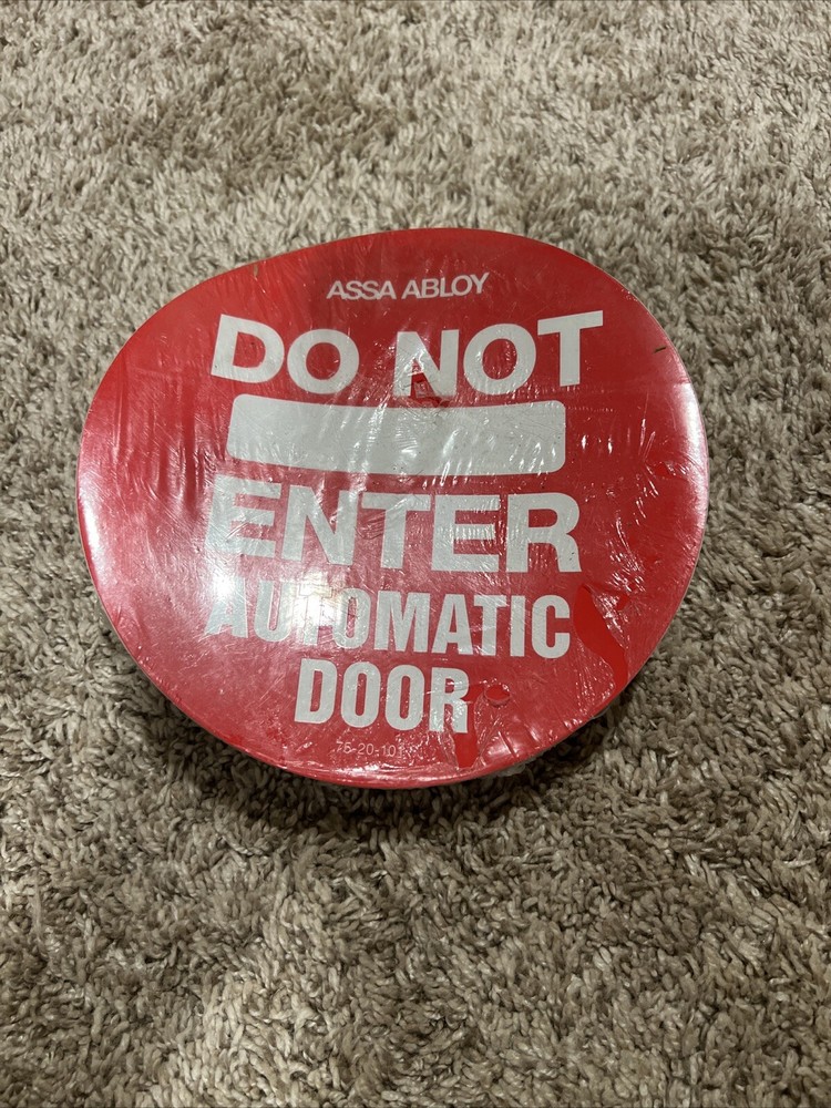 100 Automatic Door In & Out Do Not Enter Sticker Decal