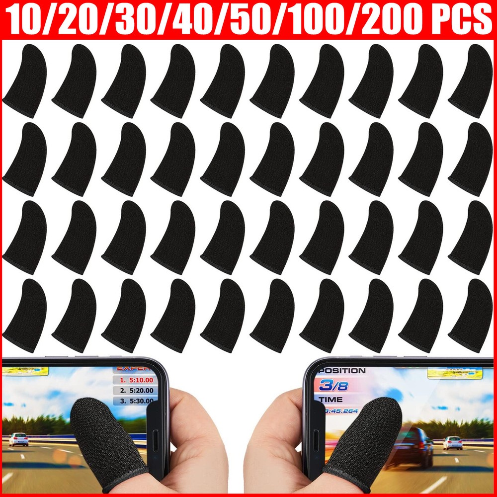 Screen Gaming Finger Sleeve Game Controller Mobile Sweatproof Finger Thumb Cover
