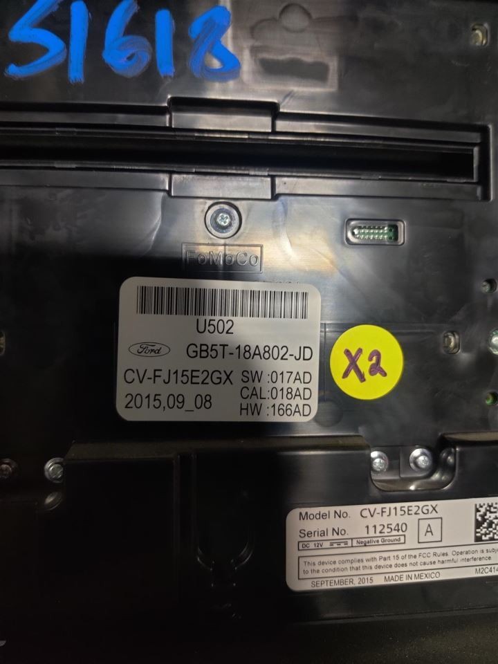 CONTROL PANEL OEM 16-18 FORD EXPLORER 1YR WRNTY