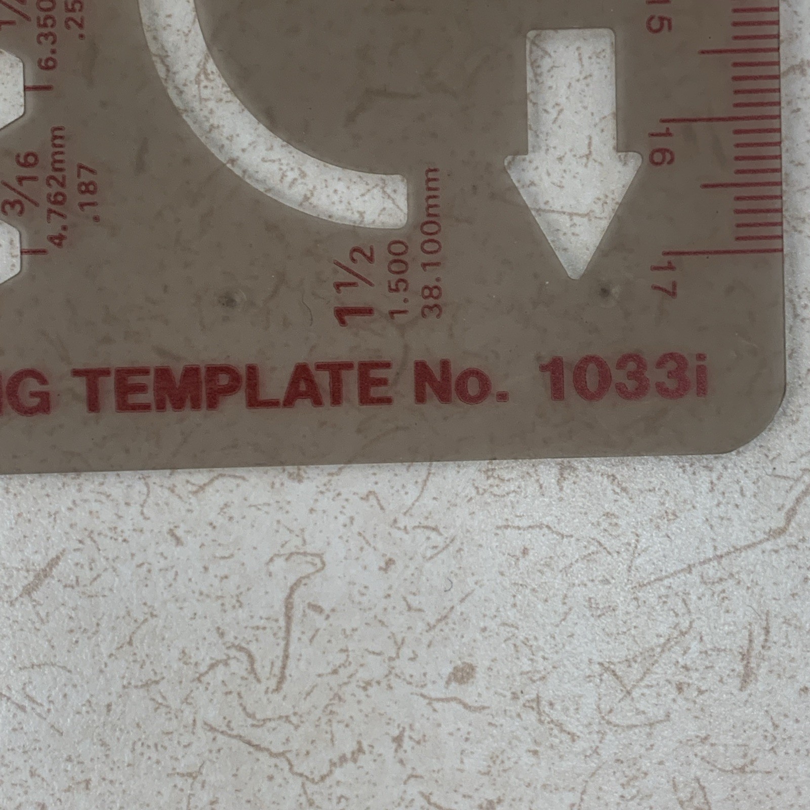 Vintage Pickett Combination Ellipse Master Template 1269 & 1033i General Purpose