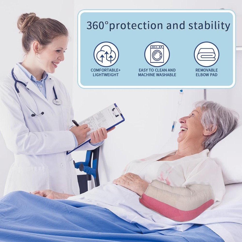 Elbow Pads for Elderly and Bedridden Patient, Elbow Protector with Soft Foam