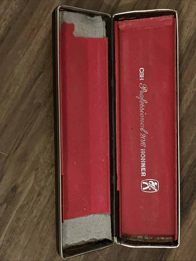 Hohner Professional 2016 CBH Chromatic Harmonica - Original Case Good Condition