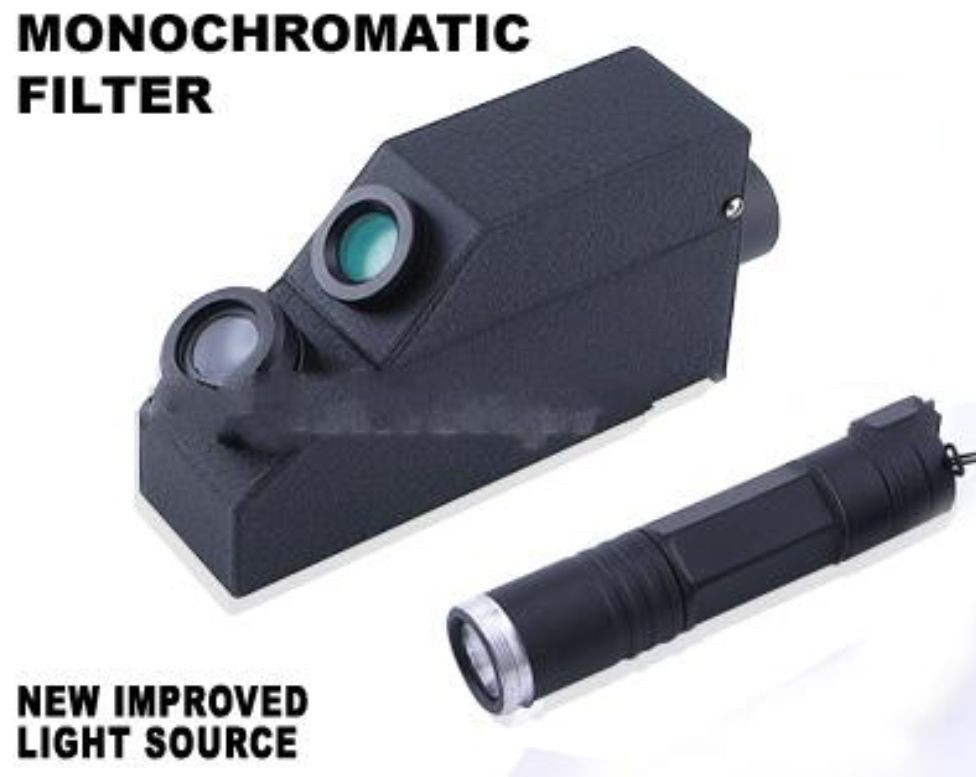 Gemological Gem Refractometer with External Monochromatic Light source Gemstone