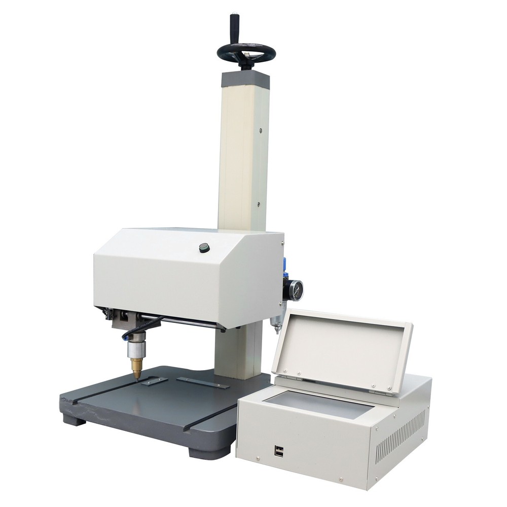 6.7*4.3in Pneumatic Marking Machine 110V Dot Peen Marking Machineg&Rotation Axis
