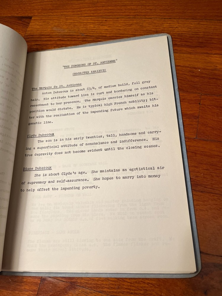 INTERNATIONAL ASSIGNMENT Vintage 1950's TV SCRIPT Jackie Gleason Creator