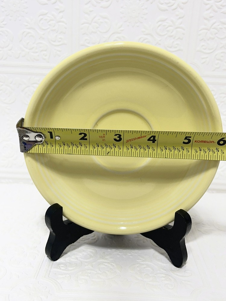 FIESTAWARE RETIRED Yellow SAUCER
