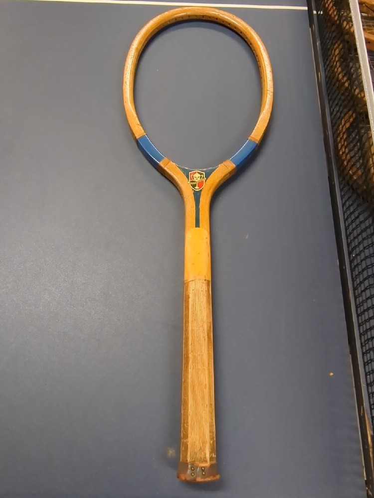 antique tennis racquet