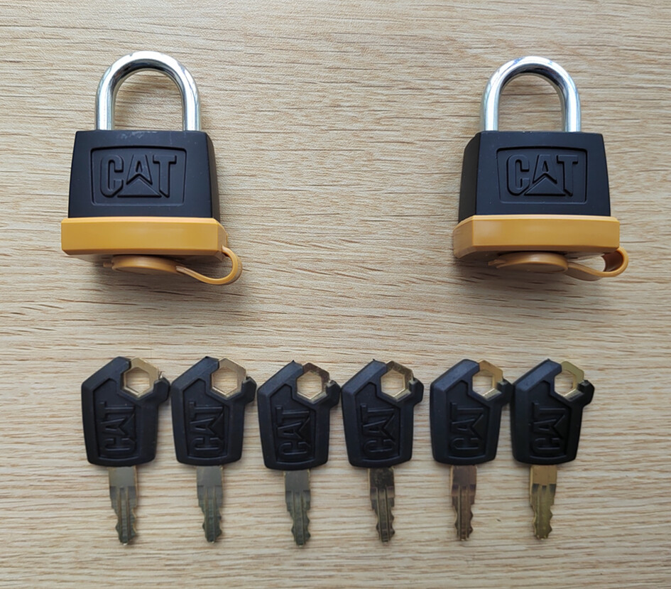 246-2641 5P8501 5P8500 SECURITY PADLOCKS for CATERPILLAR CAT 2 locks & 6keys