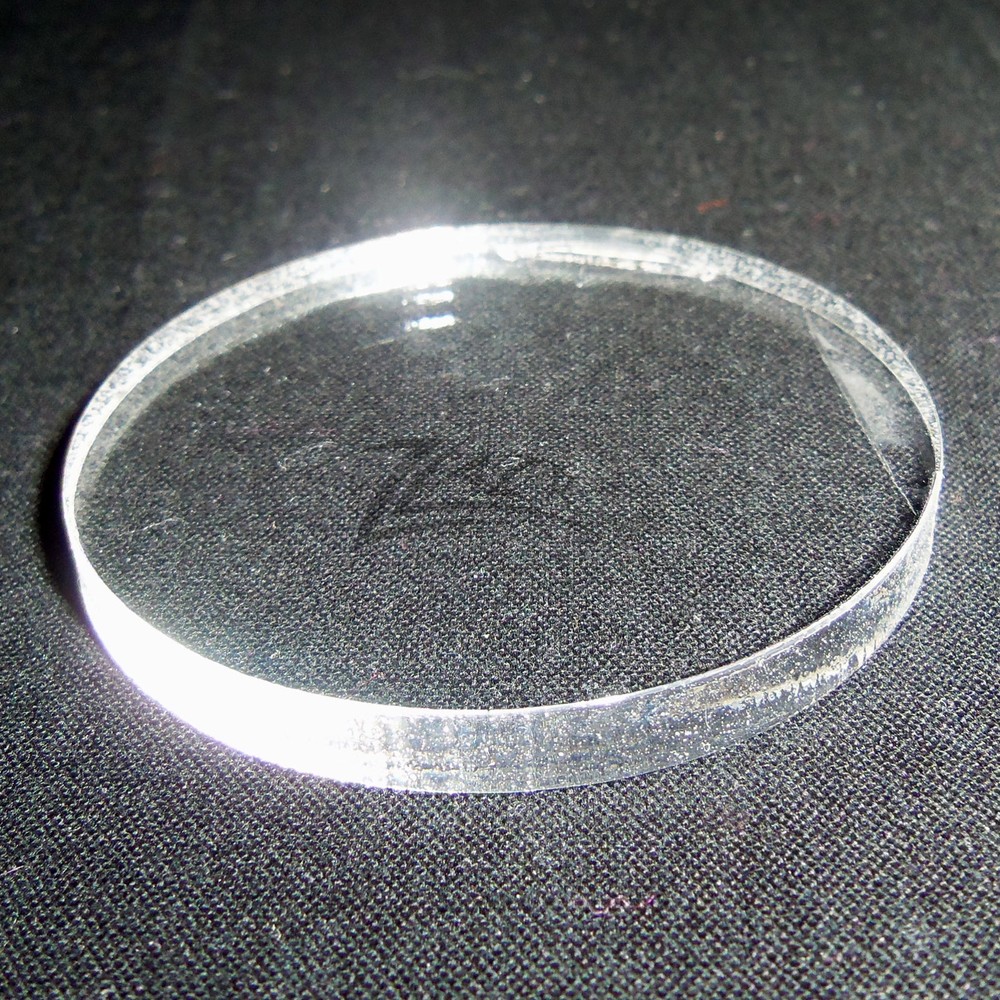1 - 5"x1/4" THICK LARGE Acrylic Cut Circle Disc Plexiglass Plastic Coaster BASE