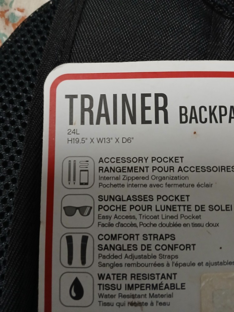 Reebok Trainer Backpack Vector Navy