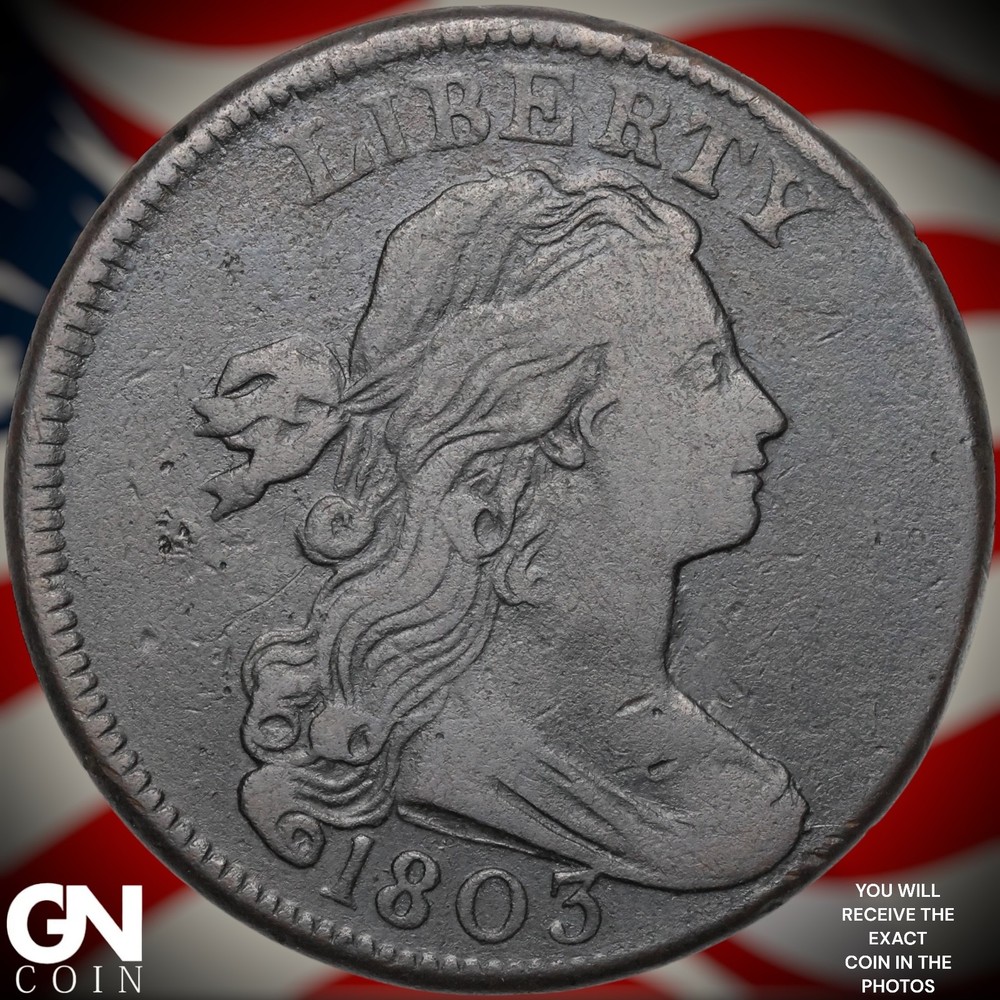 1803 Draped Bust Large Cent A8370