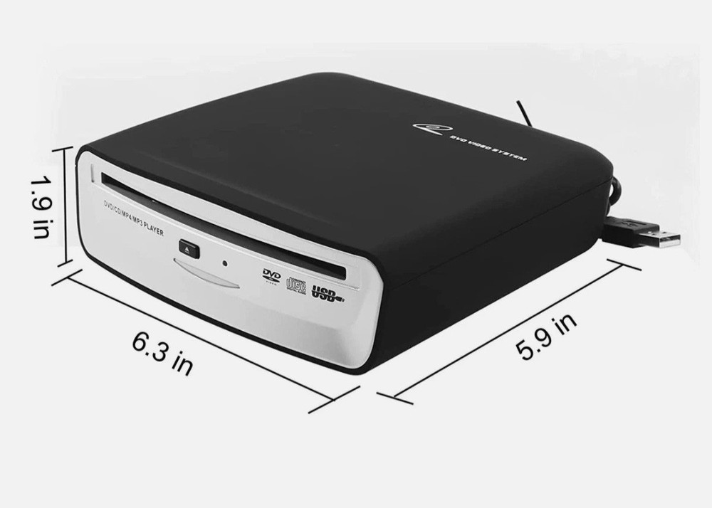 USB Portable CD Player for Car - Universal External CD Player for Car Android...
