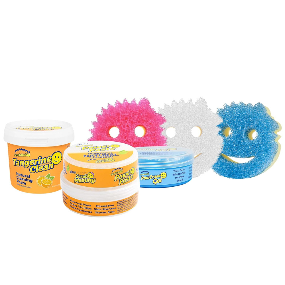 Scrub Daddy Sponges + Household Cleaning Supplies Bundle - Powerpaste