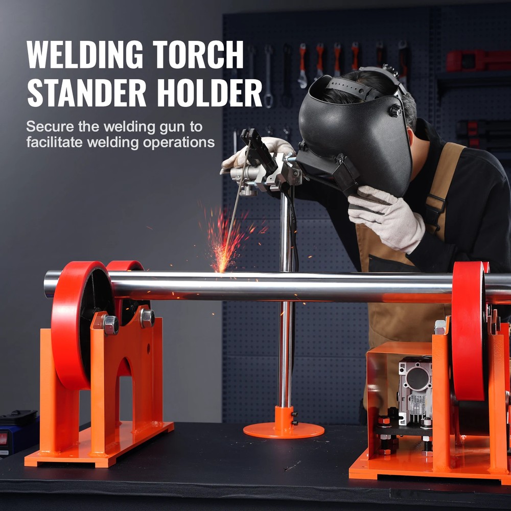 Welding Positioner Turning Rolls Linkage Roller 1000KG Loading Welding Turning