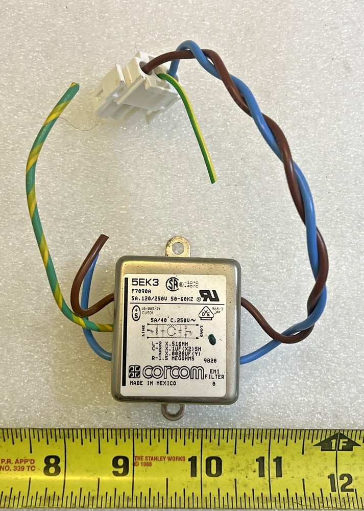 CORCOM 5EK3 EMI FILTER 5A 120/250VAC