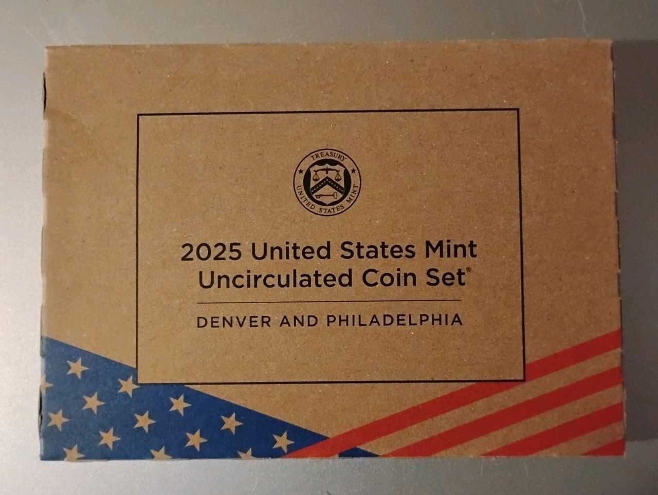 2025 P & D US MINT UNCIRCULATED COIN SET - 20 COINS (with Pennies) - SEALED BOX