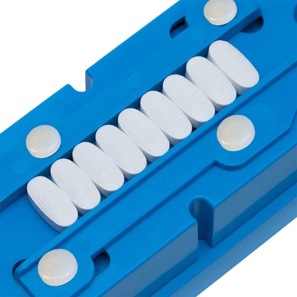 Multiple Pill Splitter-Accurate Pill Alignment Sturdy Cutting Blade & Blade Guar