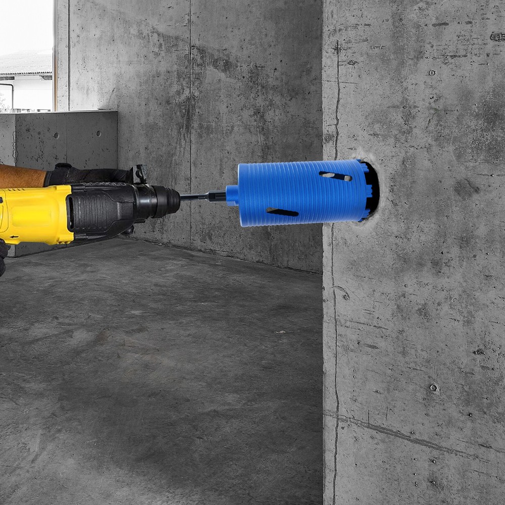 5/8 Inch Thread Drill Bit Core Drill Bit W/3 Adapters Concrete Drilling Bit