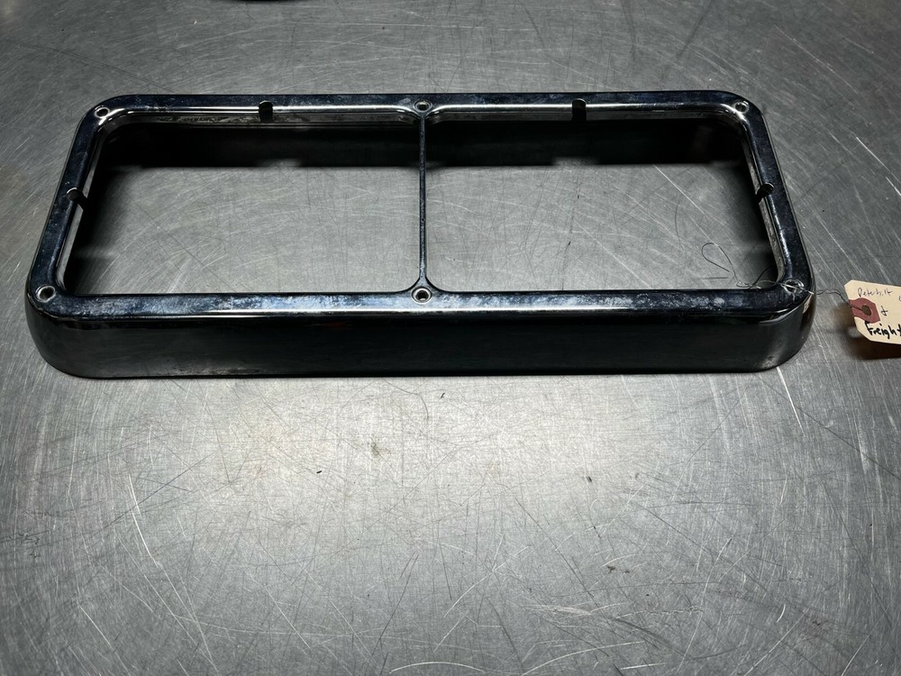 43029-30  Peterbilt  Chrome Rectangular Dual Headlight TRIM BEZEL  4302930