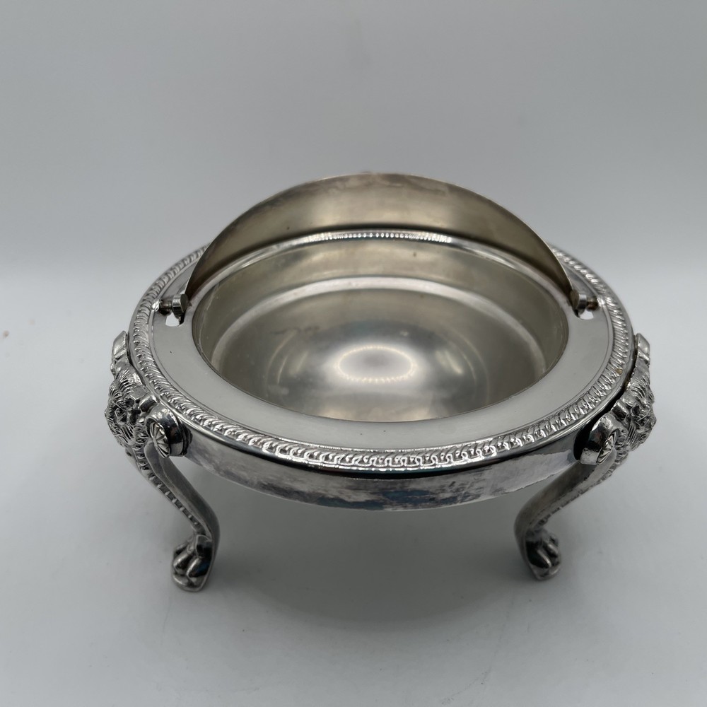 GUILDCRAFT SILVERSMITHS Rolltop Caviar Dish (Silverplate)