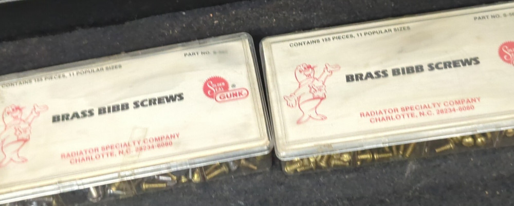 Bibb Screw Kit, Brass Assortment