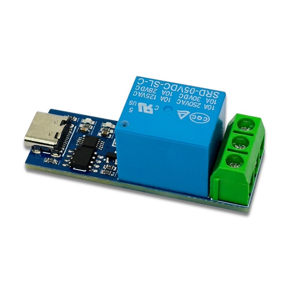 DC USB Relay Module TYPE-C Interface with Overcurrent Protection Support Co3246