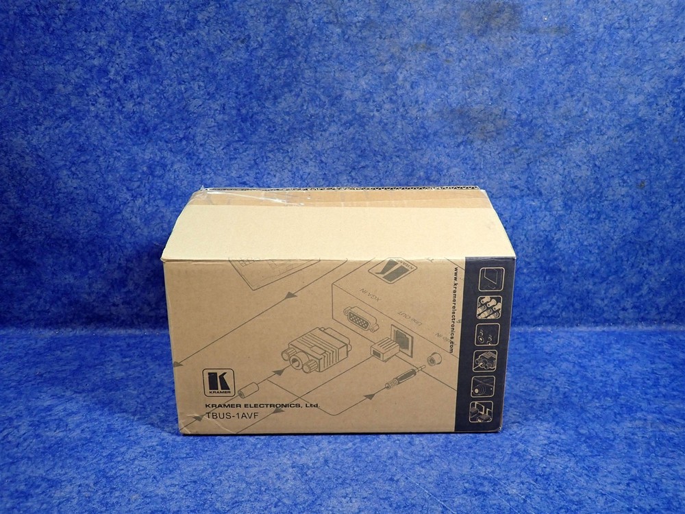 Kramer TBUS-1AVF Table Mount Modular Multi-Connection Solution Tilt-Up Lid (H3)