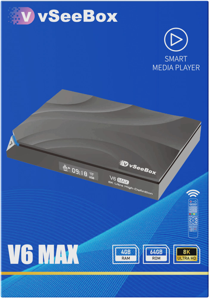 Vsee V6 Max Android TV Box 💥 Authorized Distributor 💥Fast Shipping 💥