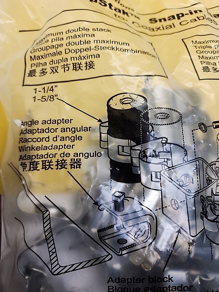 ANDREW COMSCOPE SSH-78 SNAPSTACK HANGERS FOR 7/8" COAXIAL CABLE [2WS 3]