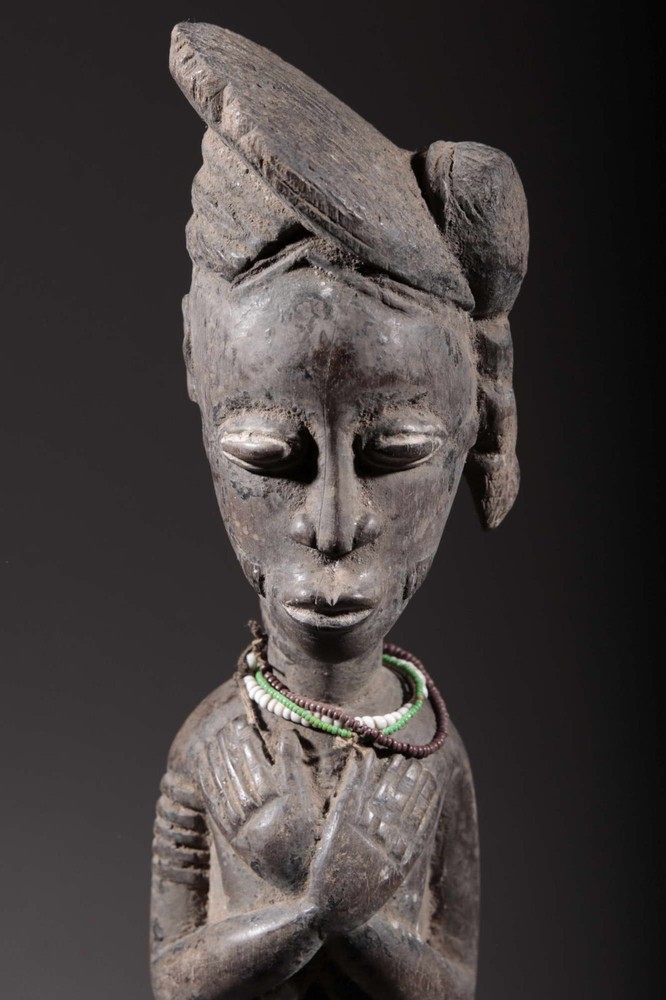 Mask African Statue Baoulé 2491