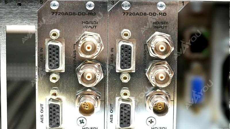 Evertz 7720AD8-DD-HD HD/SD-SDI Audio De-embedder & Dolby-E/AC-3 Decoder +3RU