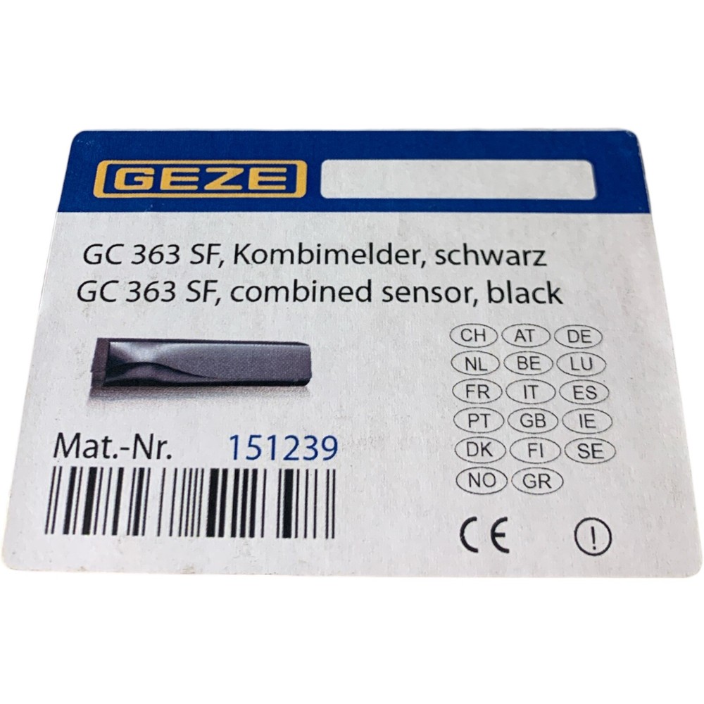 GEZE GC 363 SF Combination Detector 151239