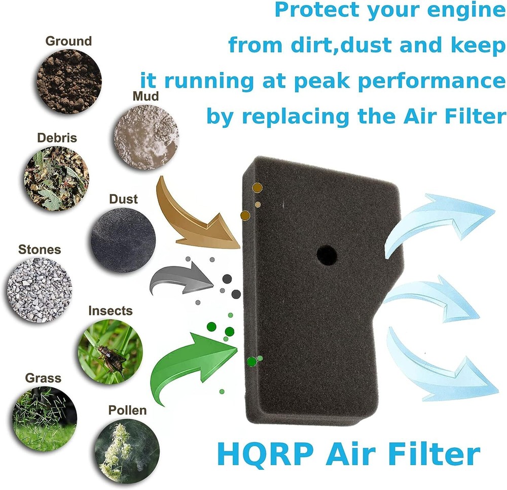 4-Pack Air Cleaner Element & Outer Filter for Honda EB2000i EU2000i Series