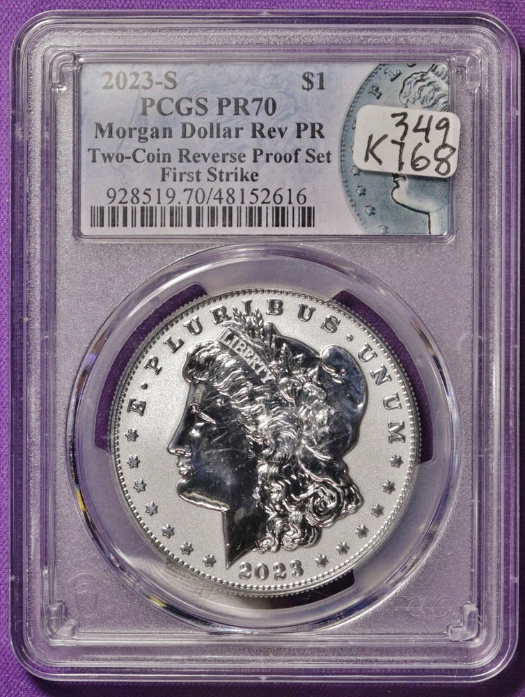 2 Coin Reverse Proof Set.  In NGC Holders.  Reverse Proof.    K768 & K769