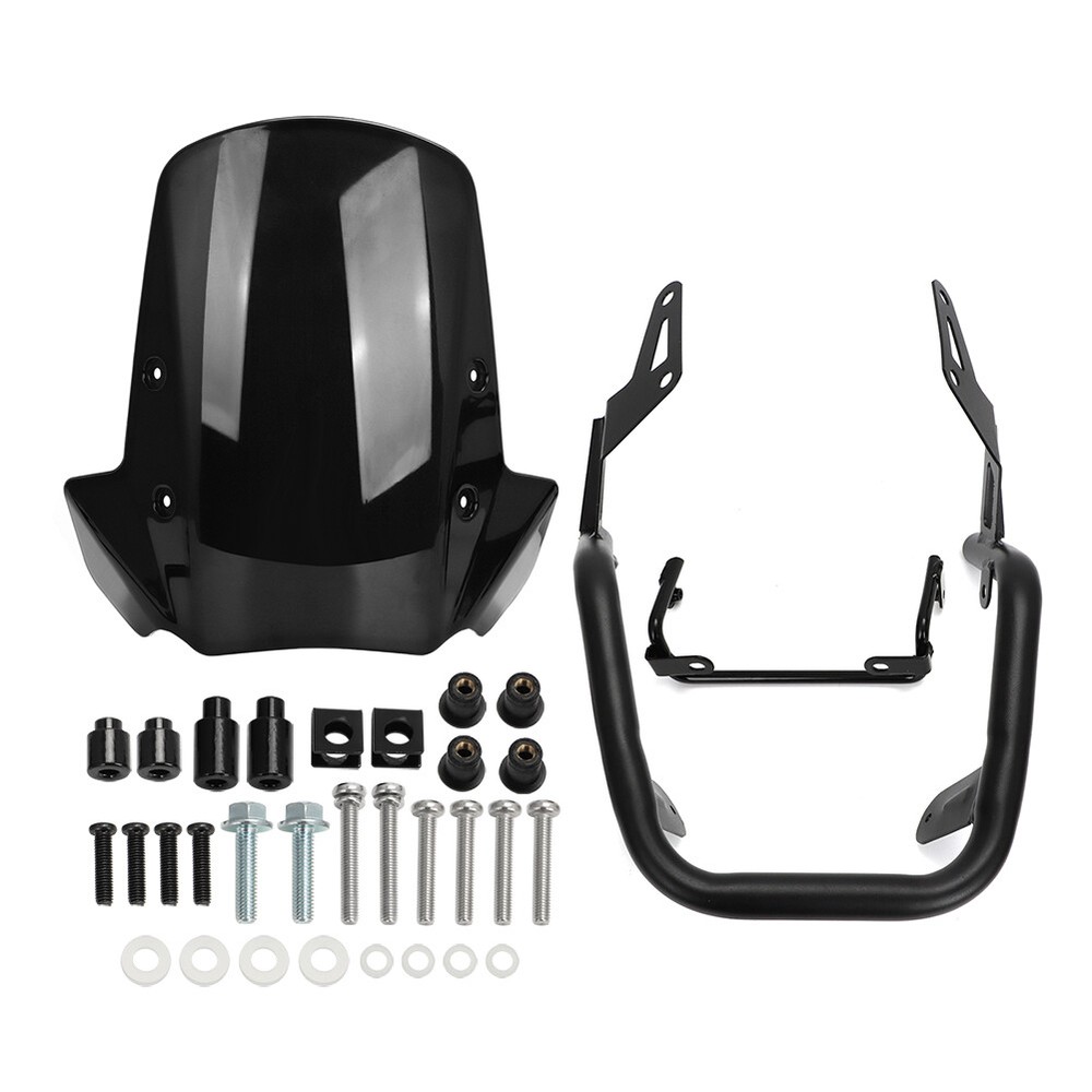 For Honda NAVI NVA110B Windscreen Windshield Deflector & Mount Bracket 2018-2023