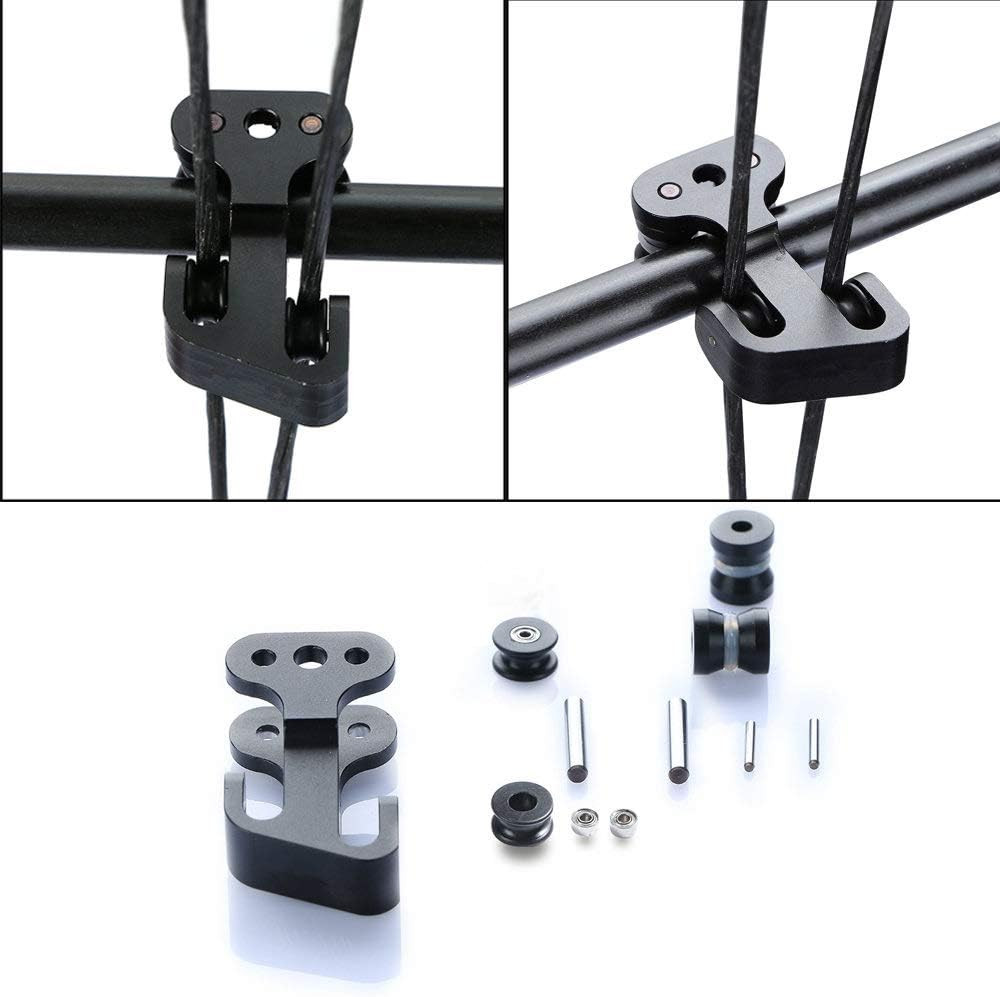 Archery Compound Bow Cable Slide String Splitter Roller Glide Replacement Bow St