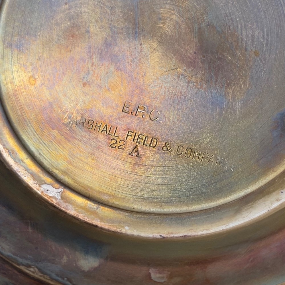 Vintage Silverplate Marshall Fields 9 Inch Tall Water Pitcher
