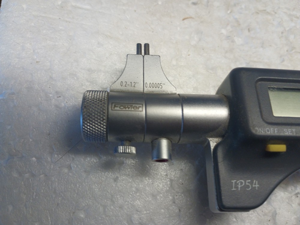 Fowler .2 - 1.2" Digital Inside Micrometer .00005" IP54 Untested