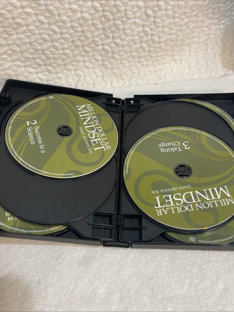 Million Dollar Mindset 6 Disc Audi Set With CD-ROM